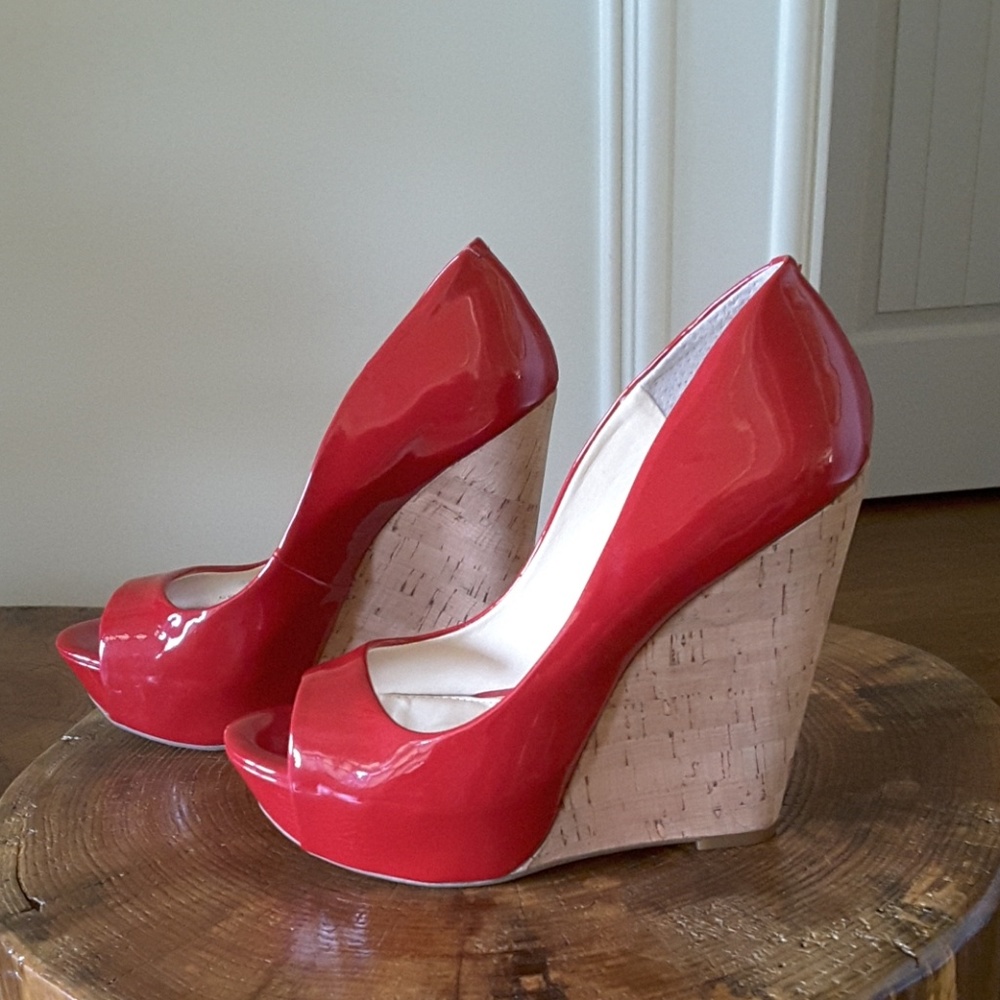 Jessica Simpson Open Toe Wedge Shoes